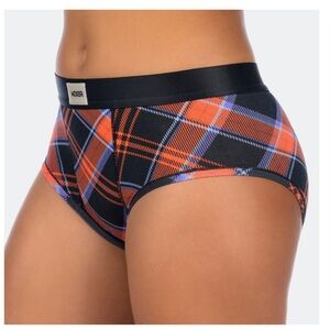 WOXER Classic Brief, Aspen Plaid, new, Size: Medium